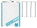 Deleter Screen Tone Jr JR-503 [ Vertical Crooked Line Pattern ] [Sheet Size 182x253mm (7.16