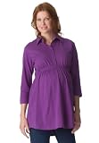 Woman Within Plus Size Polo maternity tunic