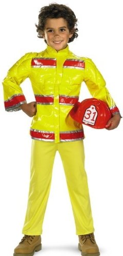 Fireman Kids Costume , 3T-4T