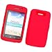 RIM BlackBerry Storm 2 9550 Verizon Silicone Skin Case Cover Red