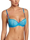 Betsey Johnson Women's Eyelet Lace 3 Section Foam Demi