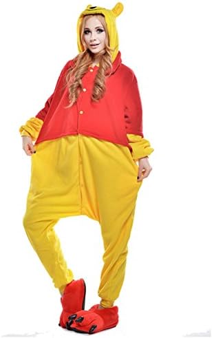 MCandy Unisex Adult Sleepwear Cartoon Onesies Pajamas Costumes L