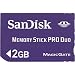 Electronics : SanDisk 2-Pack 2GB Memory Stick Pro Duo (SDMSPD2-2048-A11)