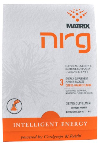 Mushroom Matrix Health Energy Drink Powder, 3 Count (Pack of 12)