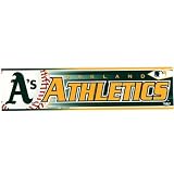 Oakland Athletics - Logo & Name Bumper Sticker MLB Pro Baseball