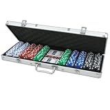 500pc Casino Style Chip Set and Case