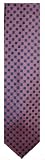 Men's Tommy Hilfiger Neck Tie 100% Silk Pink & Blue