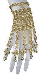 Gold Slave Bracelet (Square)