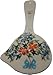 Polish Pottery Ceramika Boleslawiec,  1025/238, Ladle Small, 2 1/2 by 7 Inches long - Capacity of 3 Teaspoons, Royal Blue Patterns with Red Cornflower and Blue Butterflies Motif