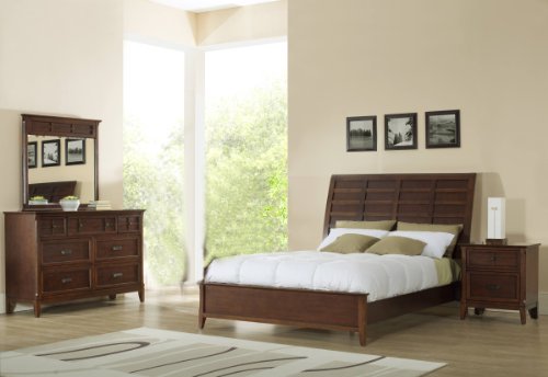 Samuel Lawrence Contemporary Panel Bedroom Set