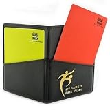 view description of Leather FIFA Referee Wallet with Cards