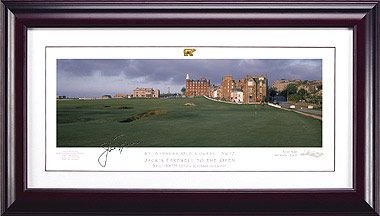 05' JACK NICKLAUS Open Farewell Commemorative Print 9 x 15