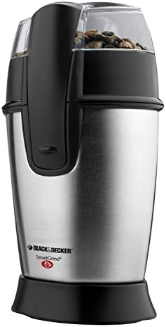 Black Decker CBG100S Smartgrind Coffee Grinder, Stainless Steel, New
