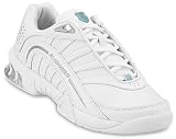 K-Swiss Women's ST393 Tennis Shoe (White / Platinum / Blue Heaven), Available in Various Sizes