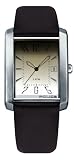 Police Gents Empire Black Leather Strap with Silver Dial Watch