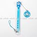Doraemon Stylus Ball Pen w/ Cleaning Cloth Blue