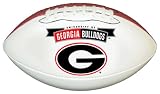 Georgia Bulldogs Official Size Synthetic Leather Autograph Football