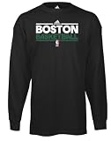 Boston Celtics Black adidas 2011-2012 On-Court Practice Long Sleeve T-Shirt