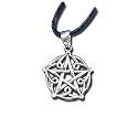Silberanh&auml;nger Ornament Pentagram Silberschmuck Esoterischer Schmuck