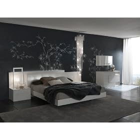 Rossetto - Nightfly King Bedroom Set in White - T412600375068-King-Set by Rossetto