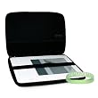 Amazon Kindle 2 Black Snug Fit Hardshell Carrying Case + Vangoddy tm, Live*Laugh*Love wrist band!!! (Kindle 2 Not Included)