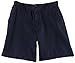 IZOD Men's Basic Saltwater Flat Front Short, Midnight, 42