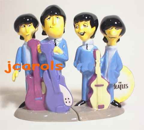 The Beatles Animated Salt Shaker Set