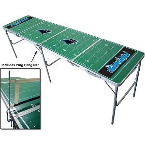 8ft Carolina Panthers NFL Tailgate Table