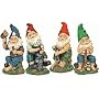 Garden Gnome Statue, 9.5-inch, 1-pc, (Makes a Great Gift)