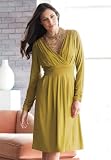 Jessica London Plus Size Knit Dress with Pleating