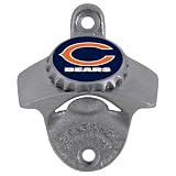 Chicago Bears Wall Mounted Bottle Opener - NFL Football - Fan Shop Sports Team Merchandise