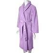 Anne Lewin Cozy Fleece Shawl Collar Wrap Robe