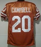 Earl Campbell Autographed Texas Longhorns Size XL Jersey