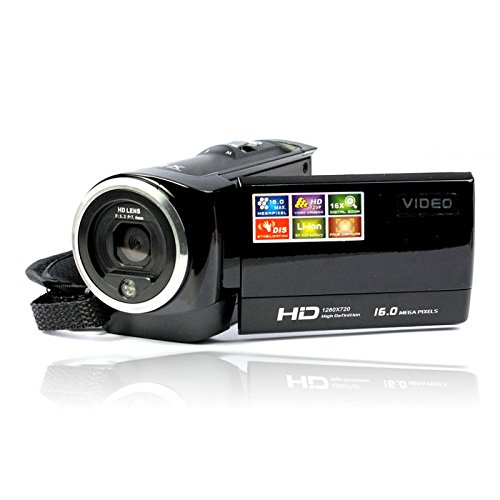 Amjimshop Vovotrade(TM) New 2.7" TFT LCD 16MP HD 720P Digital Video Recorder Camera 16x Digital ZOOM DV (black)