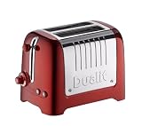 Dualit 26271 2 Scheiben Lite Toaster, metallic - rot