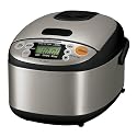 Zojirushi NS-LAC05XT Micom 3-Cup Rice Cooker and Warmer (Black and Stainless Steel)