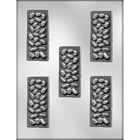 Buy 3-1 2 PEANUT BAR CHOCOLATE CANDY MOLD by CybrTrayd now!