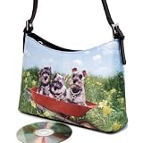 41c1hAaILsL._SL160_ - Schnauzer Puppies Hobo Handbag - hobo-clutch-purse