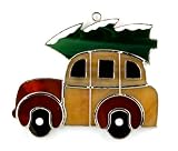 SWITCHABLES STAINED GLASS NIGHT LIGHT COVER - SNOWY CAR - SW104