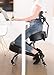Sleekform Ergonomic Kneeling Chair | Posture Correction Kneel Stool | Orthopedic Spine Support for Back Pain Relief | Adjustable for Computer Desk with Upright Backrest, Handles & Thick Knees Cushions