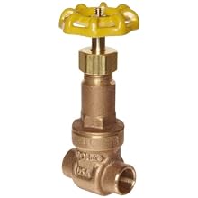 Apollo 101S Series Bronze Gate Valve, Class 125, Rising Stem, Solder End