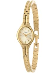 Caravelle by Bulova Womens 48J51 Bracelet Gilt Dial Watch