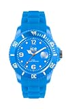 Ice-Watch - SS.NBE.S.S.12 - Ice-Flashy - Neon Blue - Quartz Analogique - Bracelet Silicone Bleu - Taille small