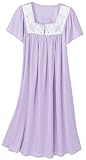 Embroidered Tricot Gown