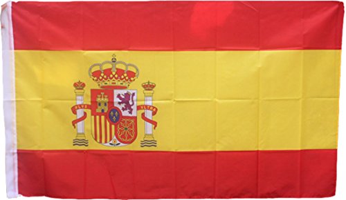 Fahne / Flagge Spanga Fußball Fanartikel, Fußballfan, Fan Meile Europameisterschaft 2016, 90cm x 150cm