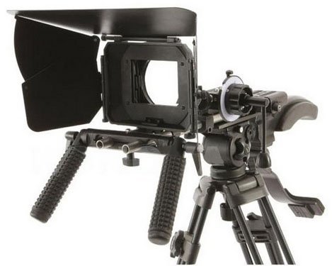 Proaim DSLR KIT-3 with Shoulder Mount Handles, Follow Focus & Mattebox Sunshade Kit for DSLR Videography with Carry Bag