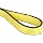 Mazzella EE2 Edgeguard Nylon Web Sling, Eye-and-Eye, Yellow, 2 Ply, Flat Eyes, Vertical Load Capacity