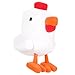 Officially Licensed Crossy Road Plush Toy Chicken Figure, White & Orange, Medium, 7