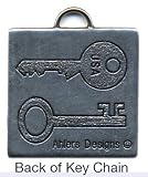 Serenity Prayer Metal Key Chain