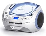 Produkt-Bild: AudioSonic CD-1585 CD Stereoradio (MP3, USB 2.0) blau/silber